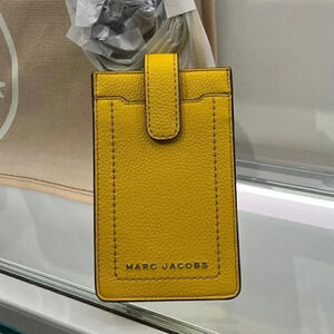MARC JACOBS PHONE CROSSBODY LEATHER COASTAL Yellow S107L01SP21